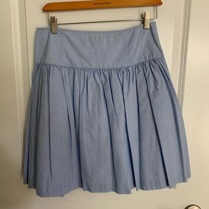Blue skirt